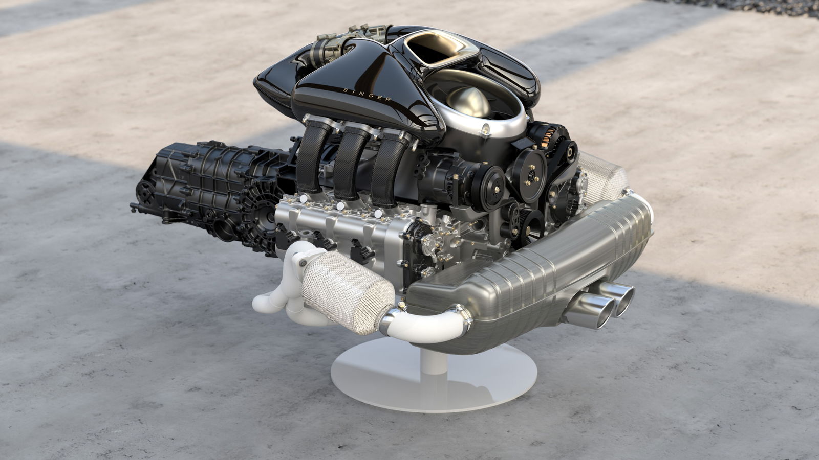 Porsche 911 Carrera Coupe Reimagined by Singer - engine